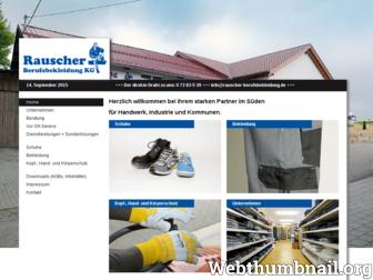 rauscher-berufsbekleidung.de website preview