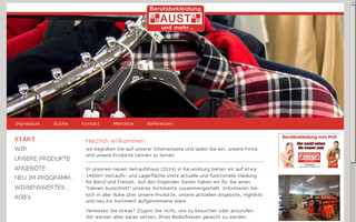 aust-berufsbekleidung.de website preview