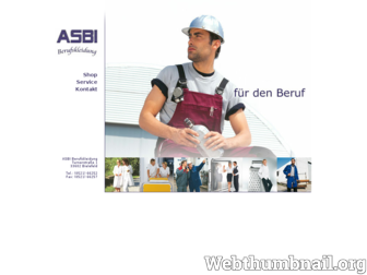 asbi.de website preview
