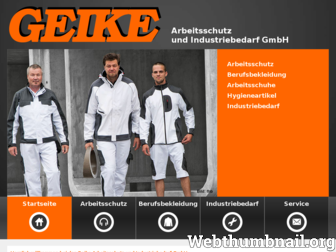arbeitsschutz-geike.de website preview