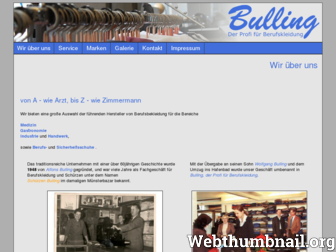 bulling-ulm.de website preview