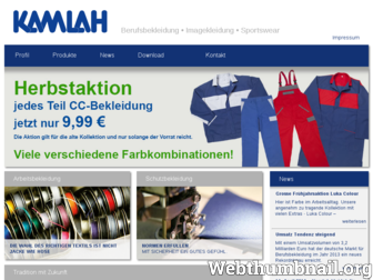 kamlah-shop.de website preview