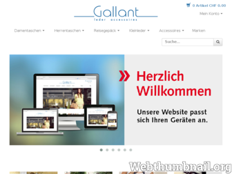 gallant.ch website preview