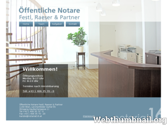 notariat16.at website preview