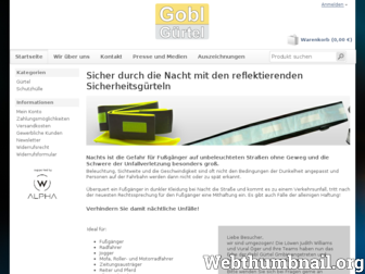 gobl-guertel.de website preview