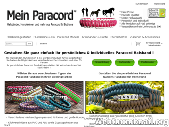 mein-paracord.de website preview