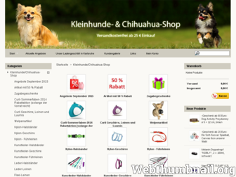 chihuahua-shop.com website preview