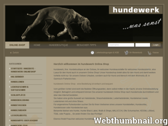 hundewerk-ostsee.de website preview