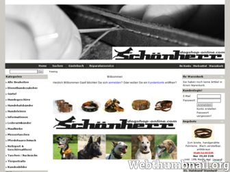 dogshop-online.com website preview