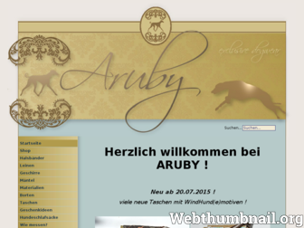 aruby.de website preview