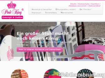 pink-king.de website preview