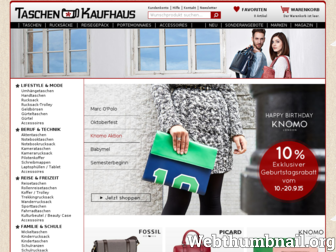 taschenkaufhaus.de website preview