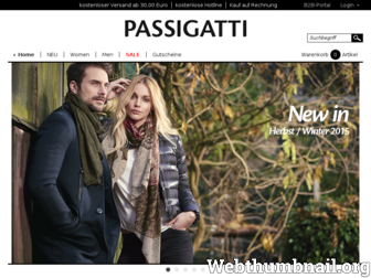 passigatti.com website preview