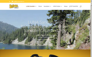 luna-sandals.de website preview