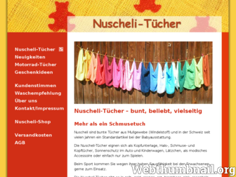 nuscheli-tuecher.de website preview