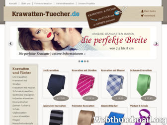 krawatten-tuecher.de website preview