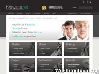 krawatte.net website preview