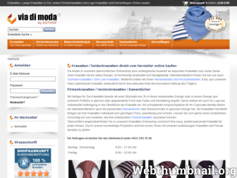 krawatten-viadimoda.de website preview