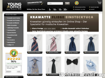 krawatte-hemd.de website preview