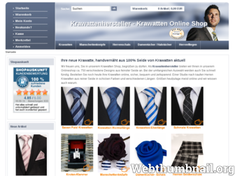 krawatten-aktuell.de website preview