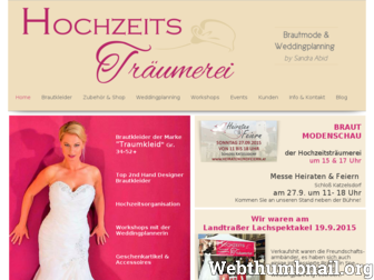 hochzeitstraeumerei.com website preview