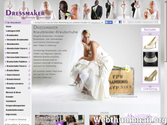 dressmaker.de website preview