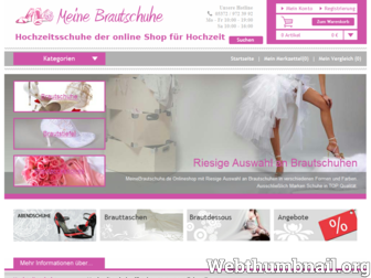 hochzeitsschuh.com website preview