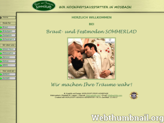 brautmoden-sommerlad.de website preview