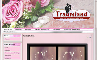 traumland-brautmoden.de website preview
