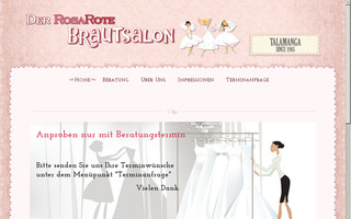 der-rosarote-brautsalon.de website preview
