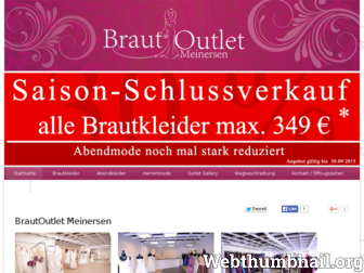 brautoutlet-meinersen.de website preview