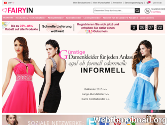 fairyin.ch website preview