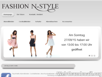 fashion-nstyle.de website preview