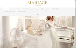 mariage-neustadt.de website preview