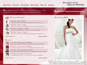 jolie-mode.ch website preview