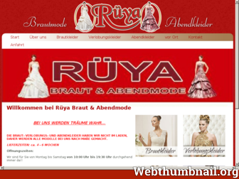 xn--rya-brautmode-wob.de website preview