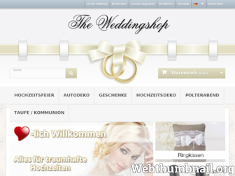 the-weddingshop.ch website preview