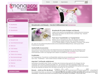monarosa.ch website preview