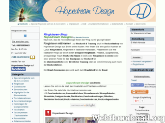 hopedream-design.com website preview