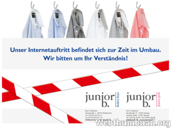 juniorb.de website preview