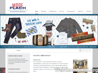 modeflach.de website preview