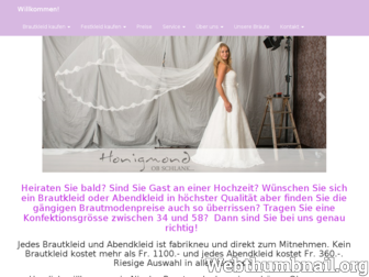 brautmode-festmode.ch website preview