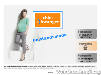 chicundschwanger.de website preview