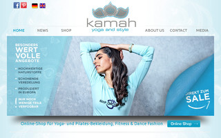 kamahyoga.com website preview