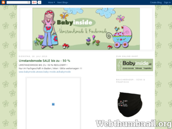 babyinsideumstandsmode.blogspot.com website preview