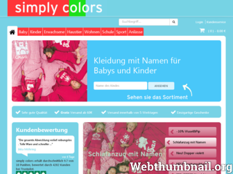simplycolors.de website preview