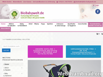 bio-babywelt.de website preview