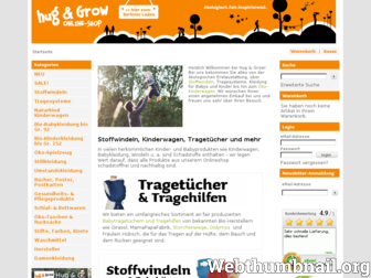 hug-and-grow.de website preview