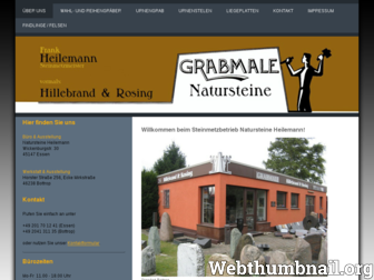 natursteine-heilemann.de website preview