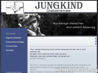 jungkind-grabdenkmale.de website preview
